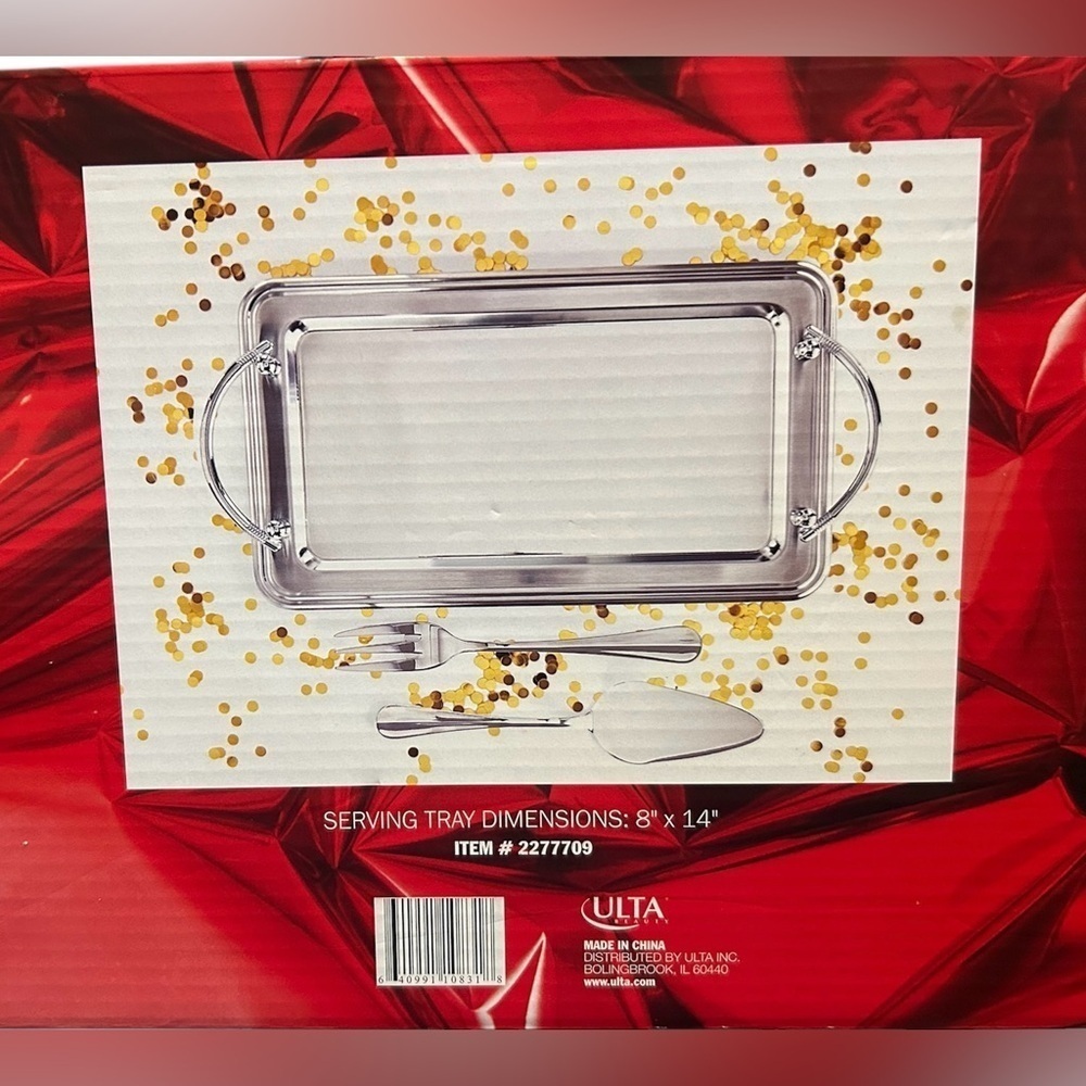 NIB Ulta Stainless Steel Serving Set - Picture 3 of 5